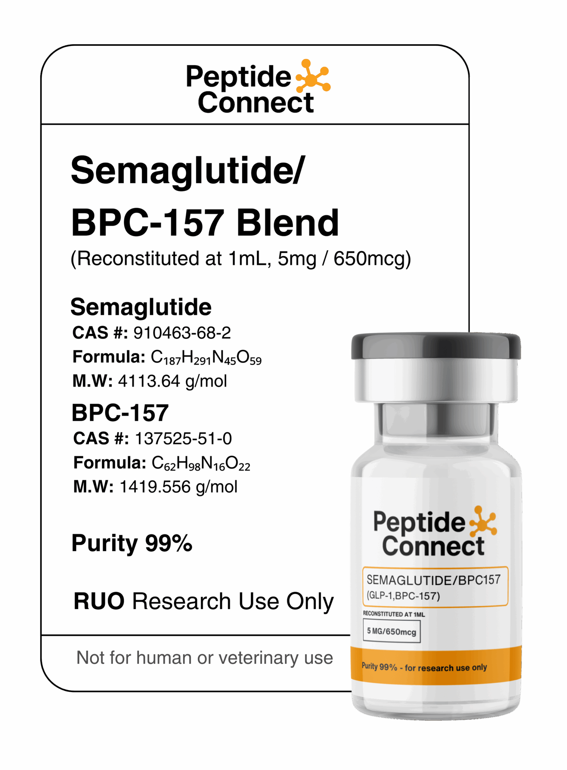 Buy Sema:BPC recon 5mg