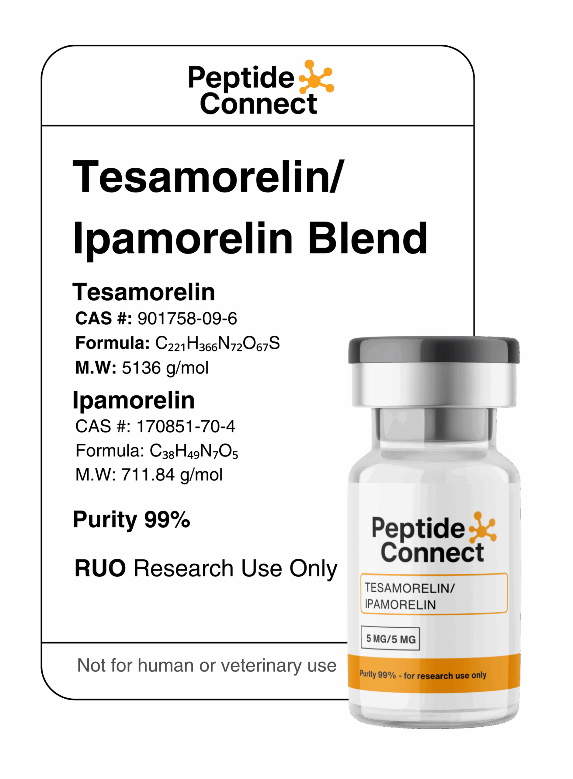 Buy Tesamorelin:Ipamorelin